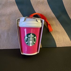 Starbucks Pink Christmas Ornament - Winter 2021